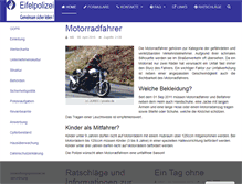 Tablet Screenshot of eifelpolizei.be